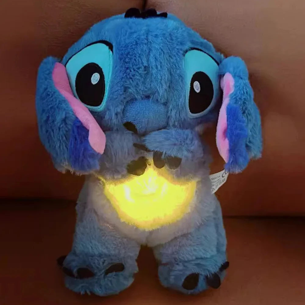 Kawaii Stitch Plush – Musical Soothing Doll with Light & Airbag