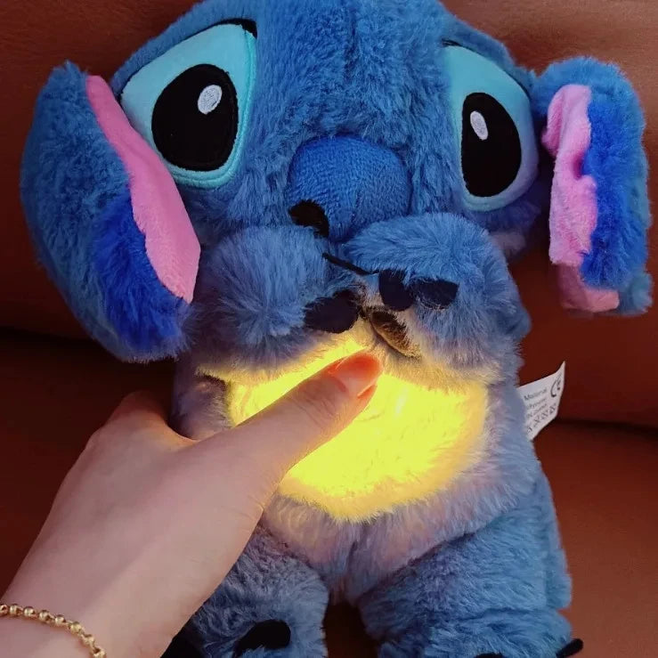 Kawaii Stitch Plush – Musical Soothing Doll with Light & Airbag