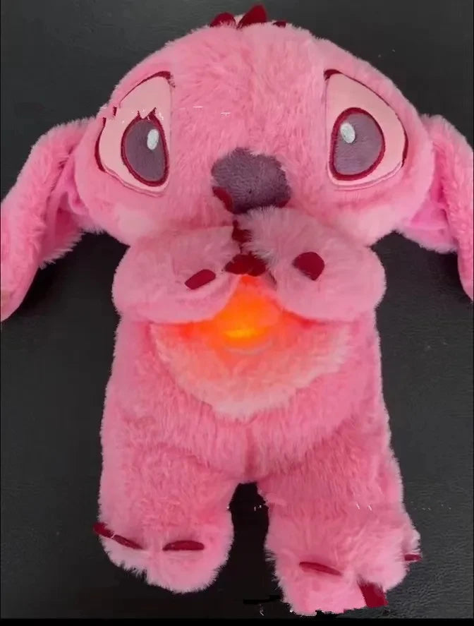 Kawaii Stitch Plush – Musical Soothing Doll with Light & Airbag