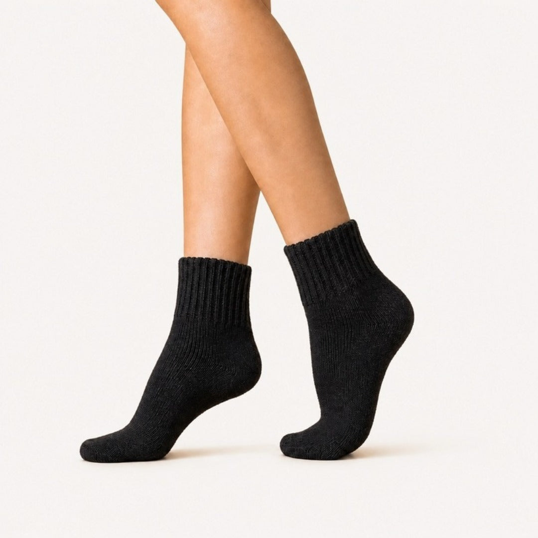 NESLEMY Warm Boot Socks- The Coziest Slouchy Boot Socks (5 Pairs)