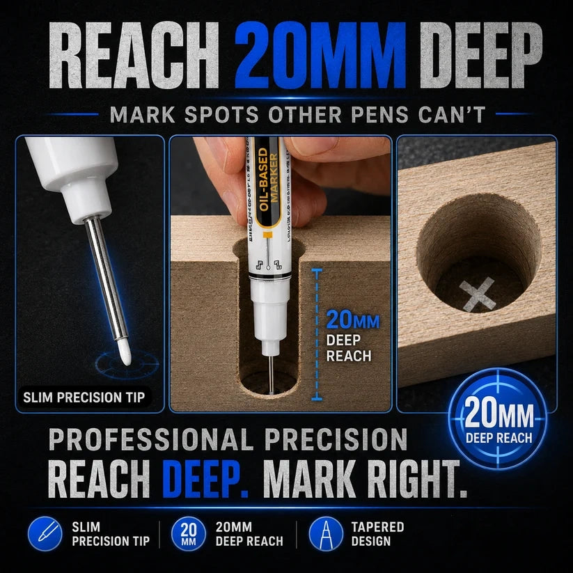 Precision Tip Quick-Dry Oil-Based Marker Pen