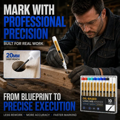 Precision Tip Quick-Dry Oil-Based Marker Pen