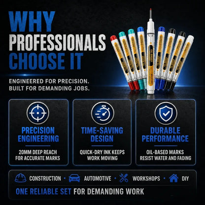 Precision Tip Quick-Dry Oil-Based Marker Pen