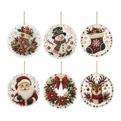 Christmas DIY Diamond Painting Ornaments
