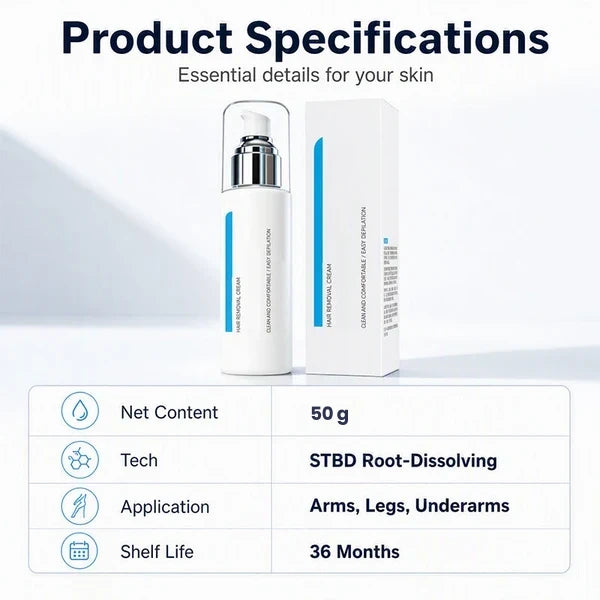 🎉 50% Off! ✨ Silky-Smooth Hair Removal Cream