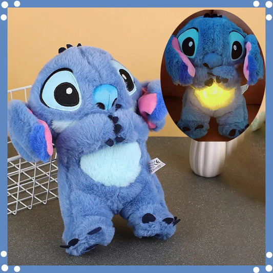 Kawaii Stitch Plush – Musical Soothing Doll with Light & Airbag