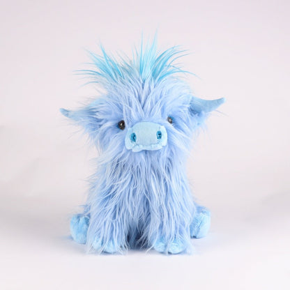 Celeb Highland Cow Plush: Long-Haired Simulation Figurine