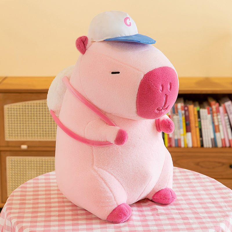 Capybara Plush Simulation Capibara Anime Fluffty Toy Cute Doll Stuffed Animals Soft Doll Plush Christmas Thanksgiving Gift