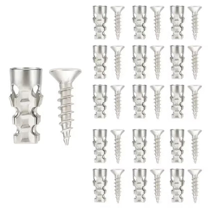 🔩 6×14mm Short Expansion Screw Set for Cabinet Hinge Repair & Stripped Thread Restoration
