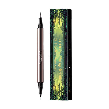 🔥 2-In-1 Waterproof Eyeliner Pen With Correction Tip