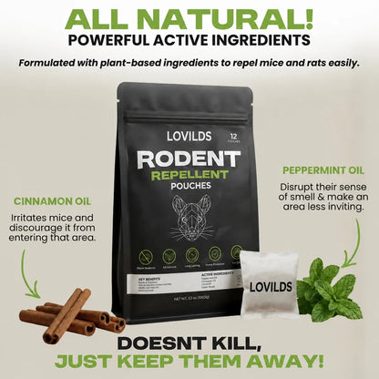LOVILDS™ Natural Rodent Repellent Pouches