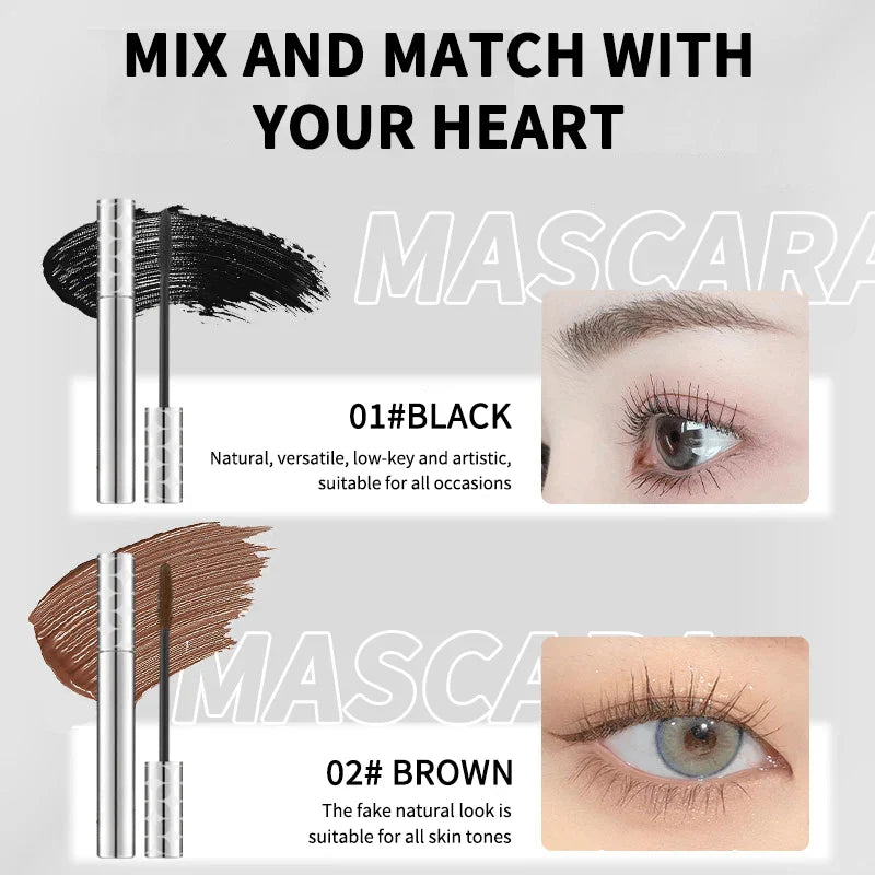 ✨ Smudge-Proof Fiber Mascara for All-Day Long Lashes