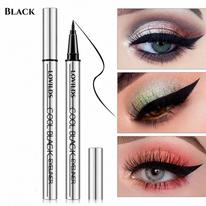 🔥 24-Hour Waterproof & Smudge-Proof Precision Liquid Eyeliner Pen