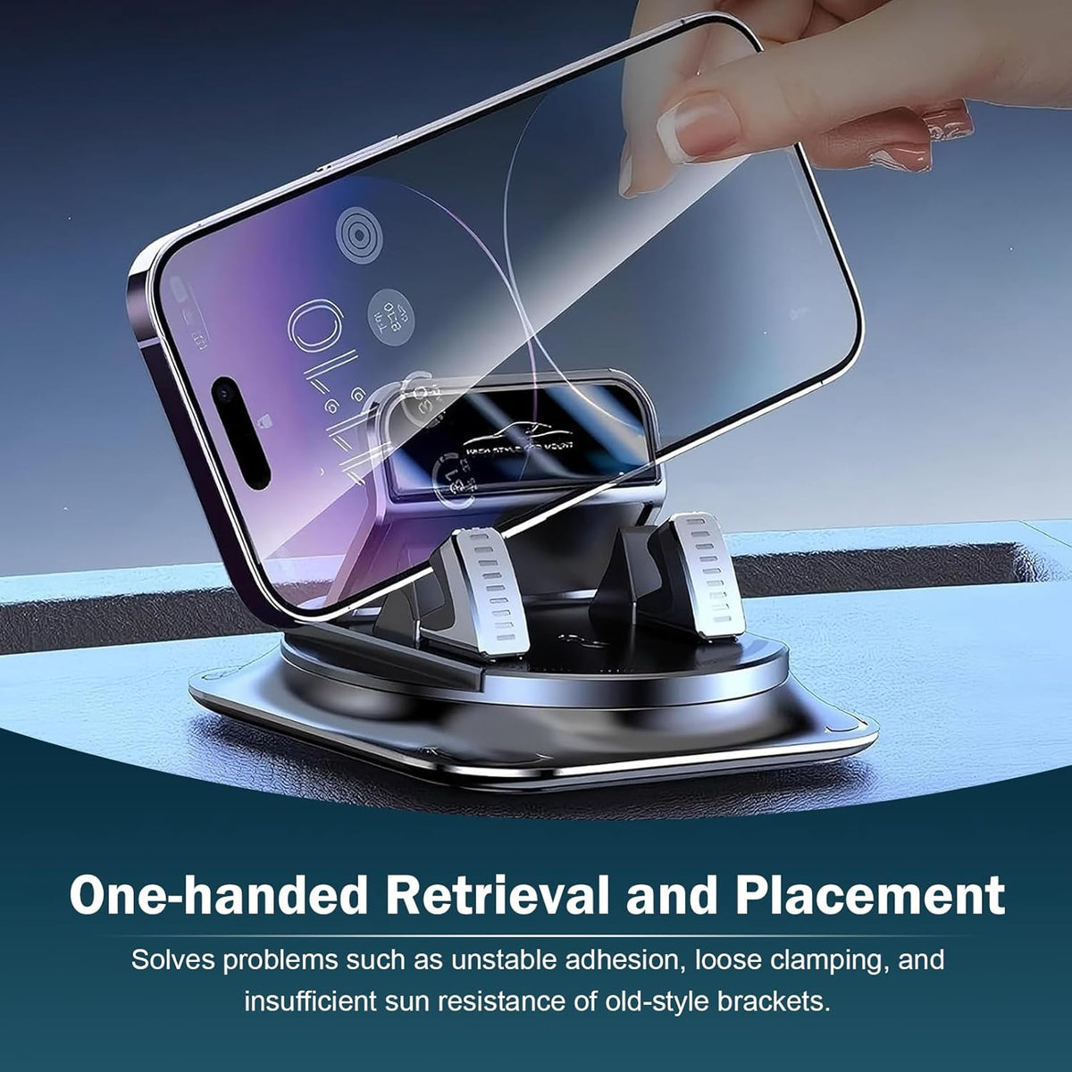360 Degree Rotation Car Dashboard Phone Mount