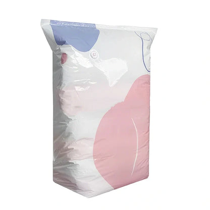 No-Pump Vacuum Storage Bags – Space-Saving Compression Bags for Clothes & Bedding