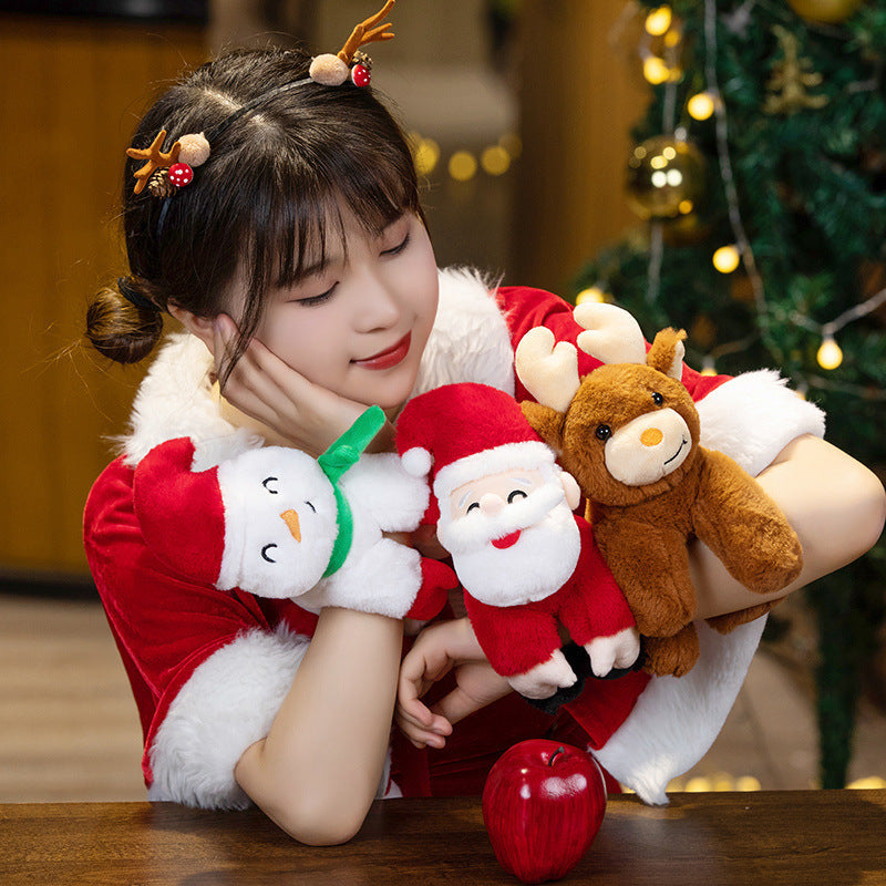 Christmas Papa Circle Elk Bracelet Children's Plush Toys Christmas Gift Christmas Tree Bracelet