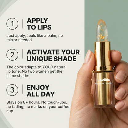 LOVILDS Color-Adapting Lipstick – Hydrating pH Lip Tint
