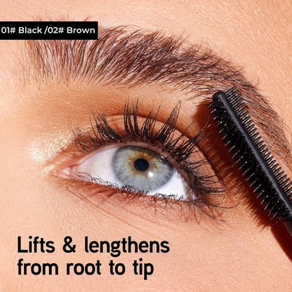 ✨ Smudge-Proof Fiber Mascara for All-Day Long Lashes