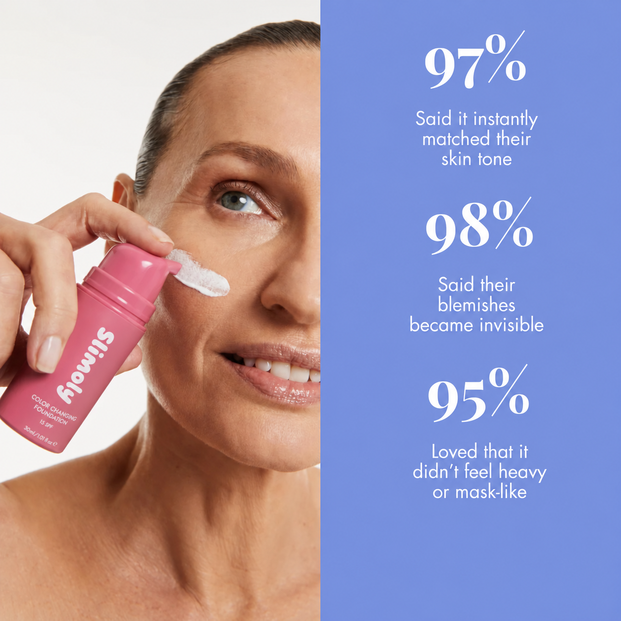 Slimoly Skin-Adapting Foundation – Color-Matching Liquid Foundation