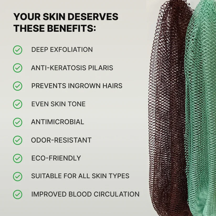 African Exfoliating Net Sponge
