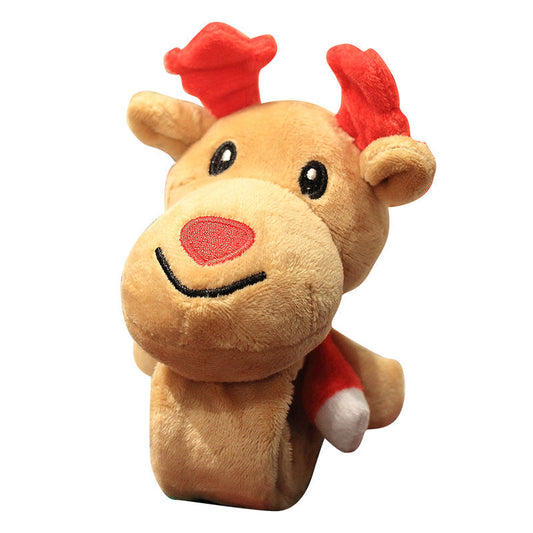 Christmas Papa Circle Elk Bracelet Children's Plush Toys Christmas Gift Christmas Tree Bracelet