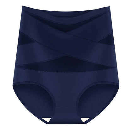 ✨Plus-Size High-Waist Cross Tummy Control Panties