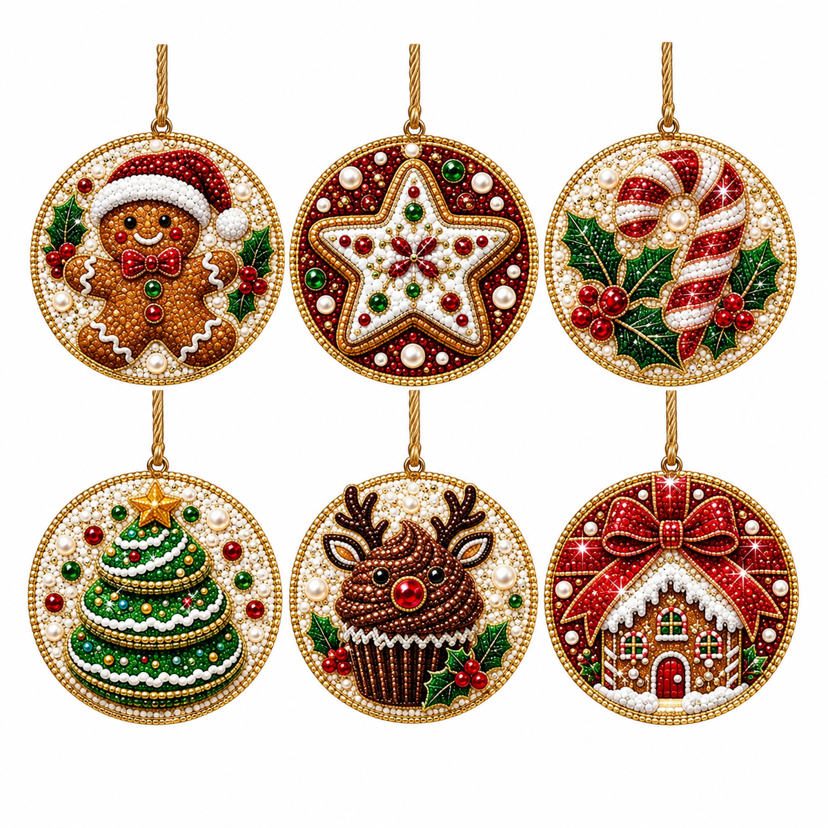 Christmas DIY Diamond Painting Ornaments