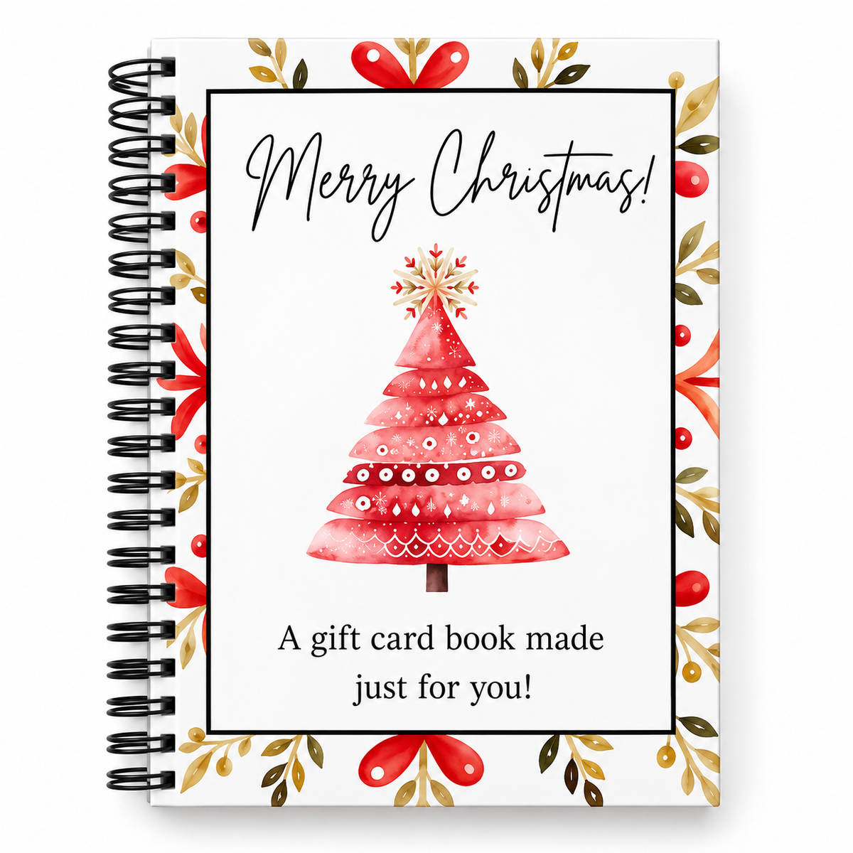 12-Page Christmas Gift Card Surprise Book – Make Every Gift More Fun
