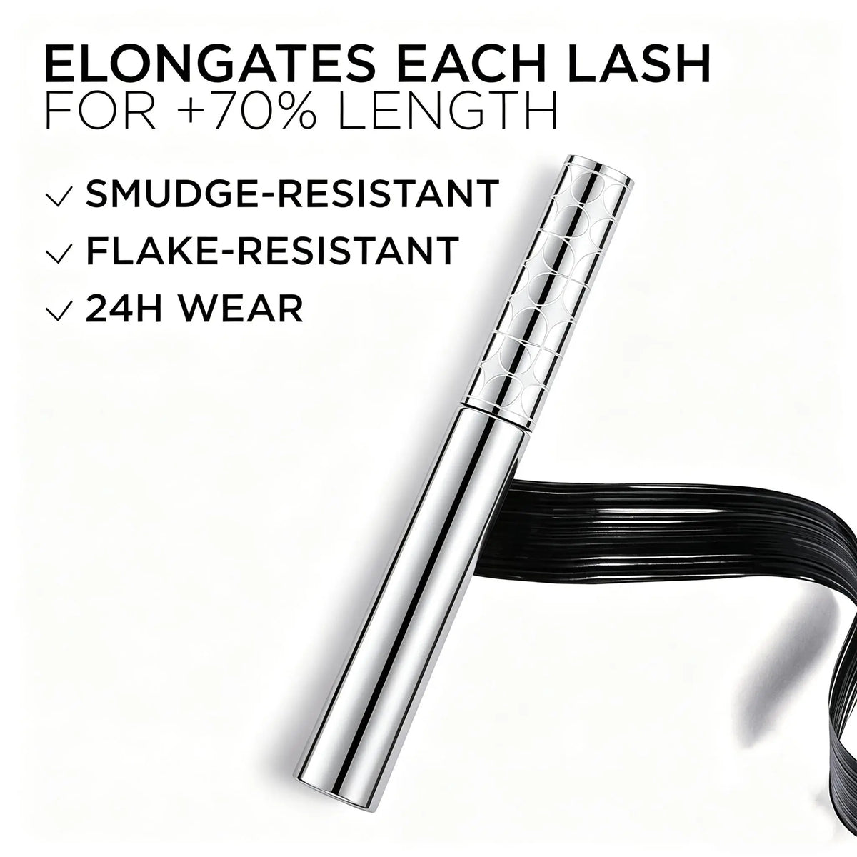 ✨ Smudge-Proof Fiber Mascara for All-Day Long Lashes