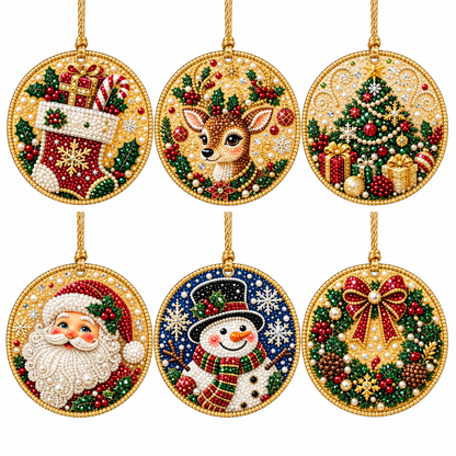 Christmas DIY Diamond Painting Ornaments