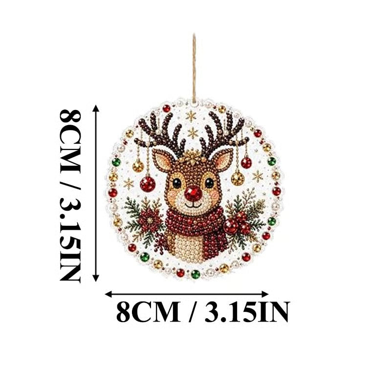 Christmas DIY Diamond Painting Ornaments