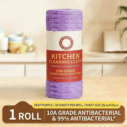 Multipurpose Reusable Tear-Off Cleaning Cloth Roll