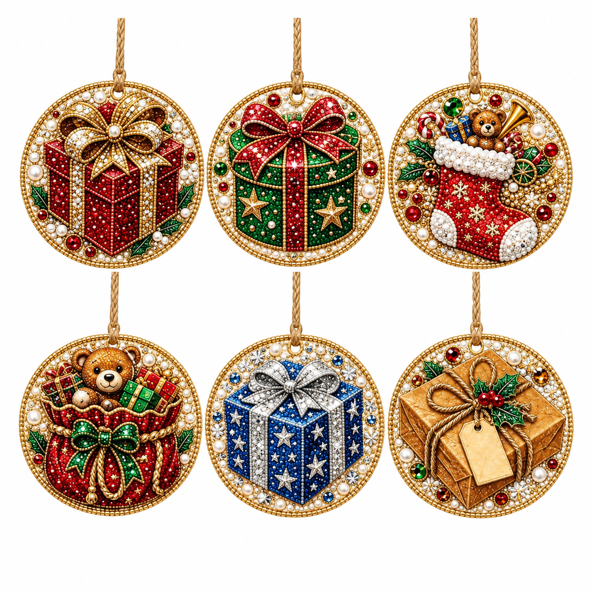 Christmas DIY Diamond Painting Ornaments