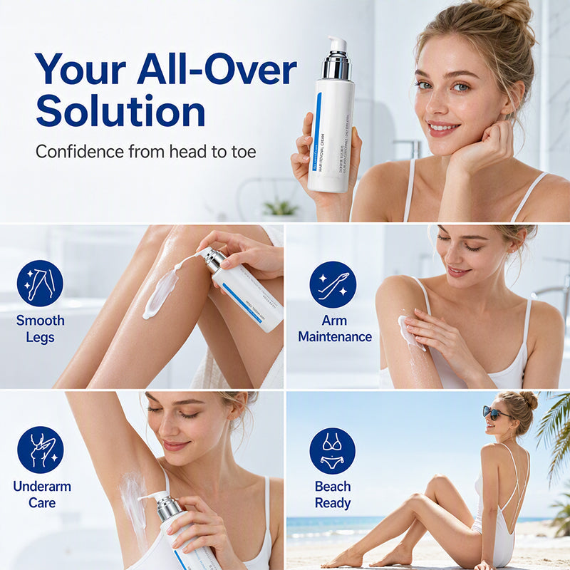 🎉 50% Off! ✨ Silky-Smooth Hair Removal Cream