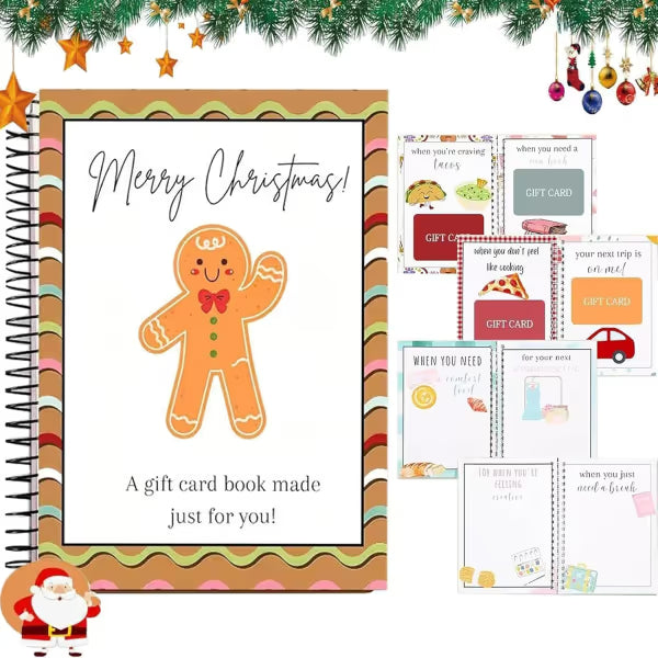 12-Page Christmas Gift Card Surprise Book – Make Every Gift More Fun