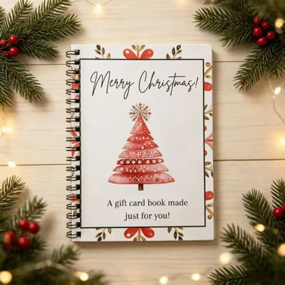 12-Page Christmas Gift Card Surprise Book – Make Every Gift More Fun