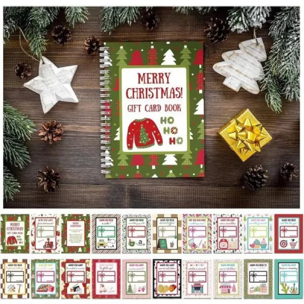 12-Page Christmas Gift Card Surprise Book – Make Every Gift More Fun