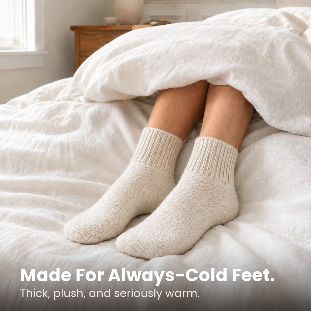 NESLEMY Warm Boot Socks- The Coziest Slouchy Boot Socks (5 Pairs)