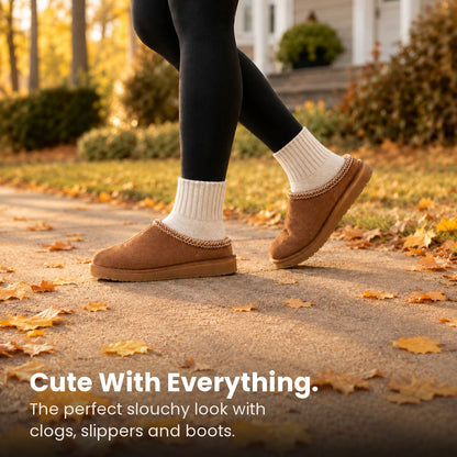NESLEMY Warm Boot Socks- The Coziest Slouchy Boot Socks (5 Pairs)