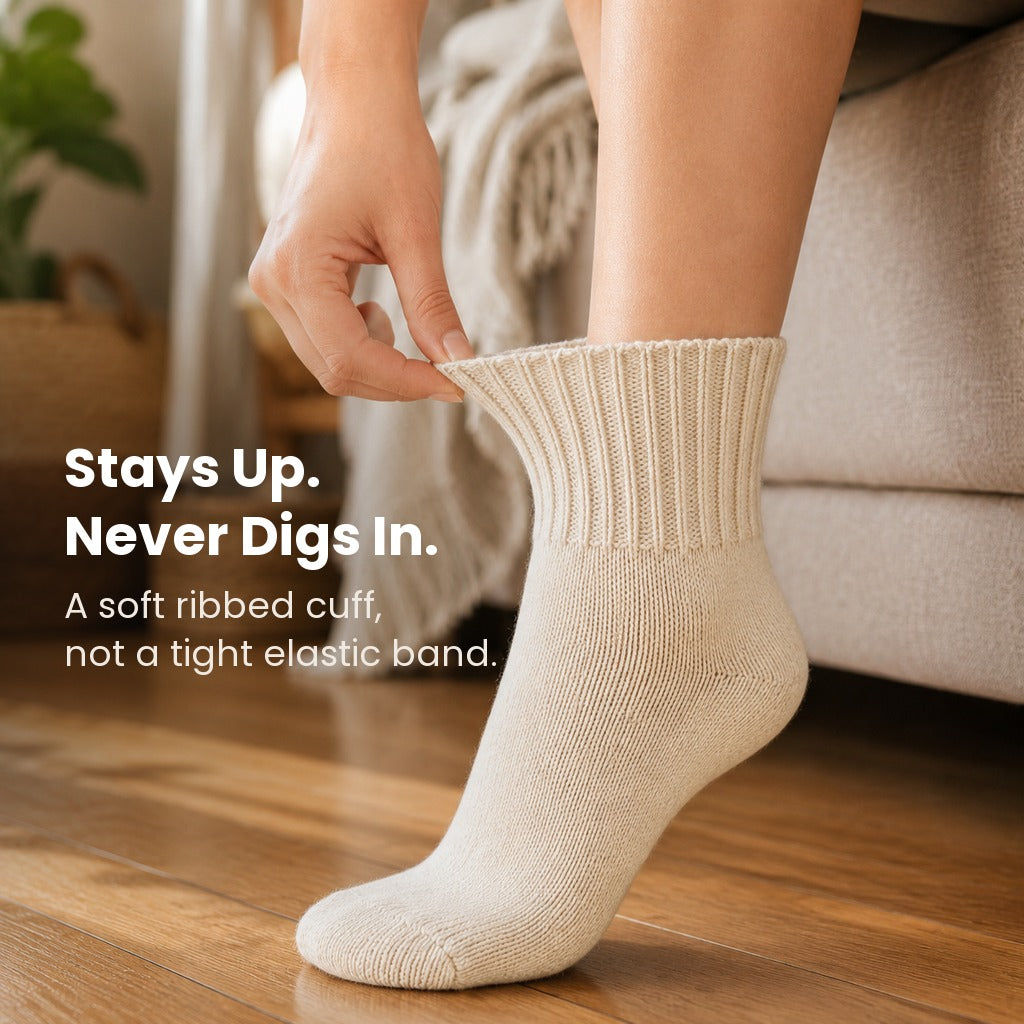 NESLEMY Warm Boot Socks- The Coziest Slouchy Boot Socks (5 Pairs)