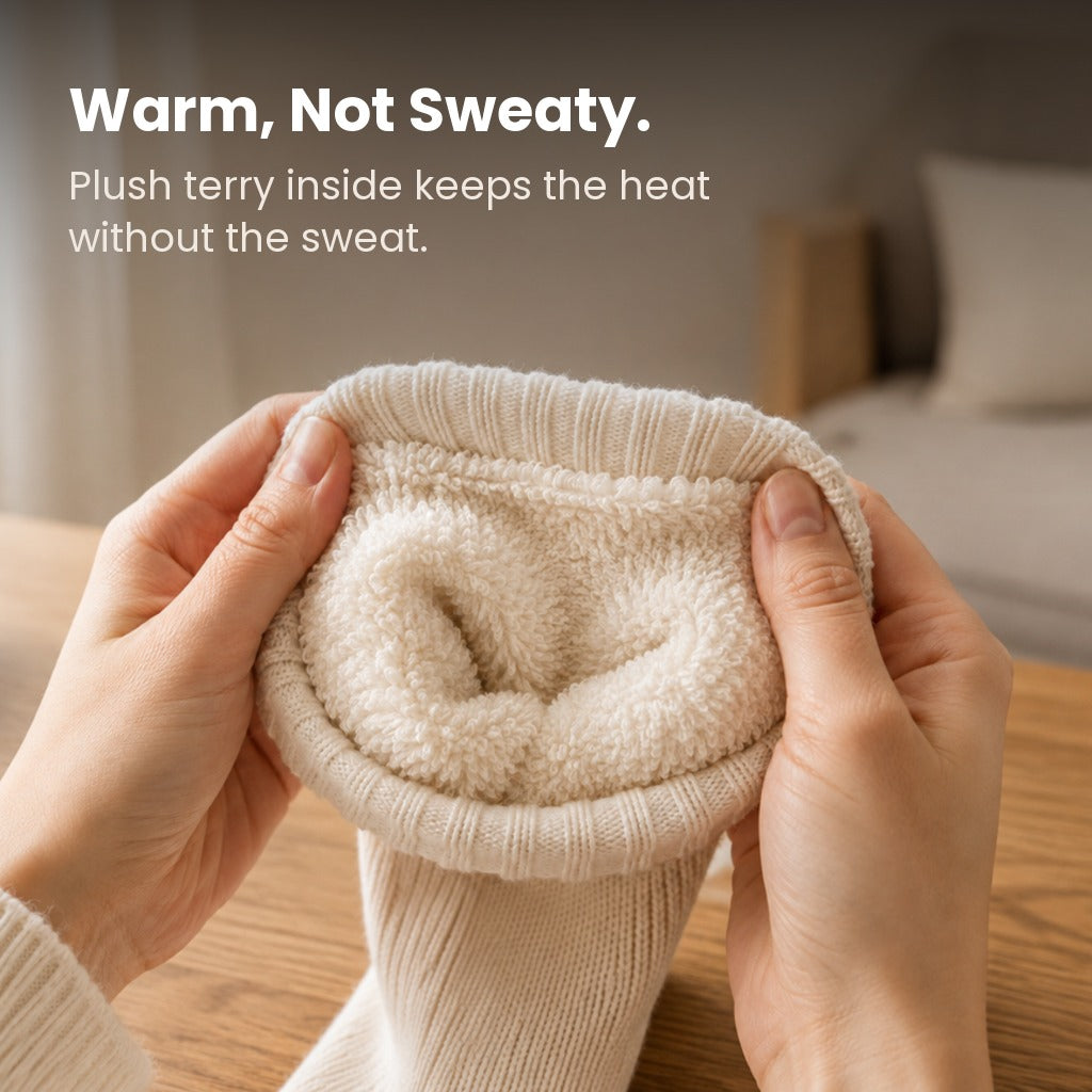 NESLEMY Warm Boot Socks- The Coziest Slouchy Boot Socks (5 Pairs)